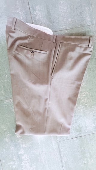 Traje Chaqueta Boss Gris a rayas Talla 56