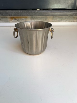 Secchiello porta ghiaccio placcato argento