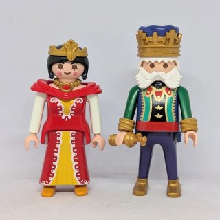 Playmobil Rey y Reina medieval castillo