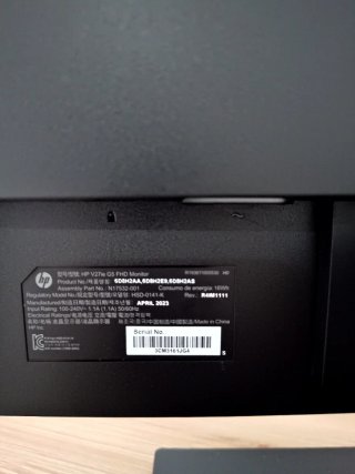 Monitor HP V27ie G5 27 FHD IPS 75Hz Negro