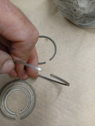 Segmentos de compresión 2 mm (1,9) para moto