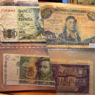 Colección billetes antiguos españoles