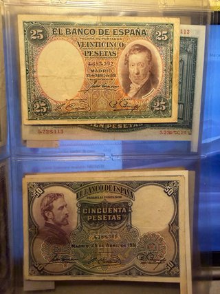 Colección billetes antiguos españoles