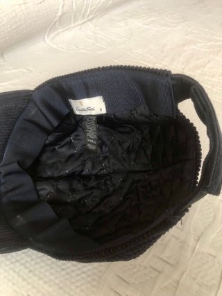 Gorra Emidio Tucci T/S Corduroy Negra/Azul