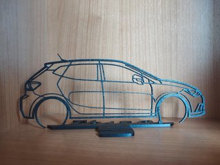 Maqueta Seat Ibiza 5 Puertas 6F - 20cm