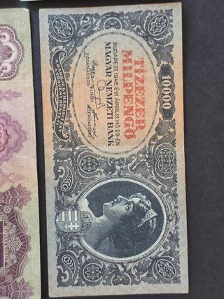 Lote de Billetes Húngaros Antiguos