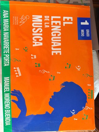 Libro Lenguaje Musical 1 Grado Medio