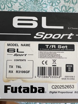 Futaba 6L Sport 6-Channel Transmitter