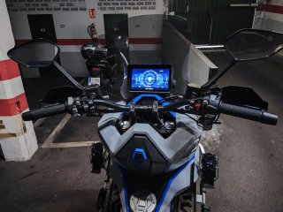 Maxi Scooter Zontes Gris/Azul Automática