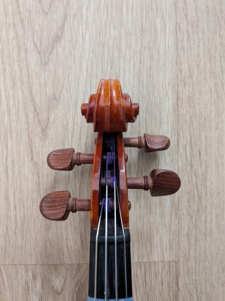 Violín 1/2 Schroetter. Arco, funda y mentonera