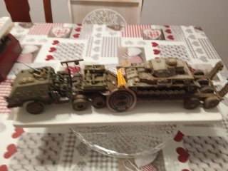 Maqueta militar de exposición