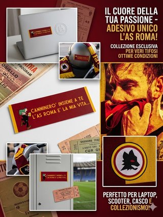 7 Adesivi AS Roma - Ultras