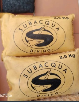 Bolsas plomo buceo