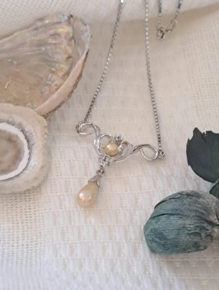 Gargantilla Plata Perlas y Circonitas