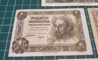 Lote 4 Billetes Pesetas Banco de España
