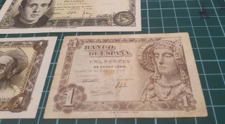 Lote 4 Billetes Pesetas Banco de España