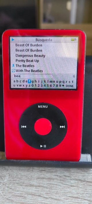 iPod Classic Rojo 256 GB