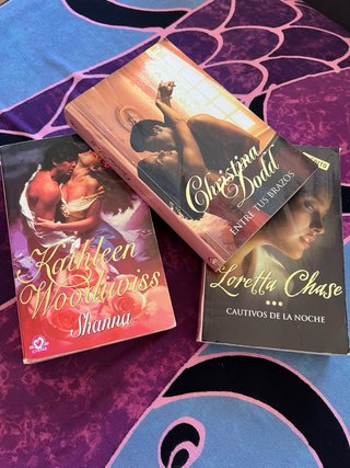 Lote 3 libros novela romántica