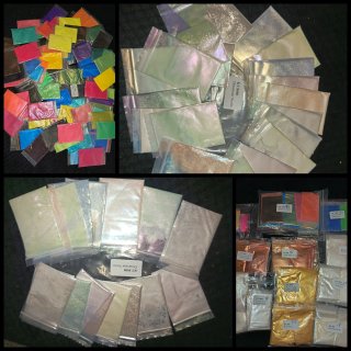 Lote 290 sobres de pigmentos todo tipo de colores