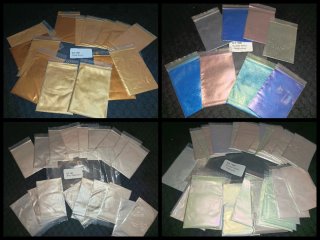 Lote 290 sobres de pigmentos todo tipo de colores