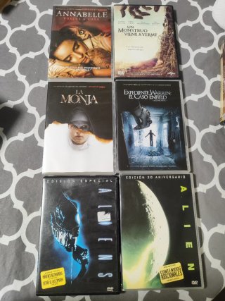 Lote 9 Blu-ray y 50 DVD Películas Varias