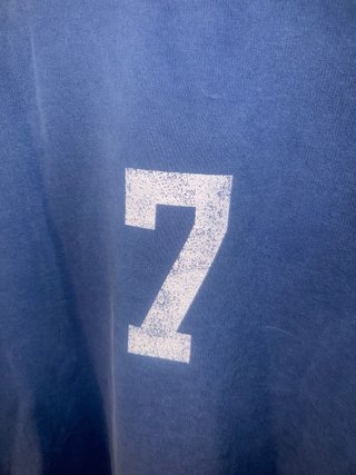 Sudadera Zara Azul con Logo LA