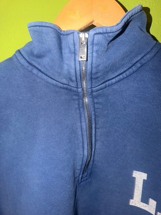 Sudadera Zara Azul con Logo LA