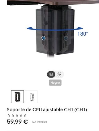 Soporte CPU Flexispot CH1B 180 grados