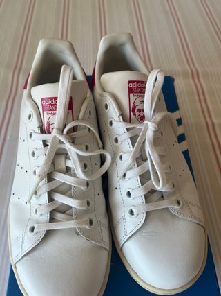 Adidas Stan Smith Blancas y Rojas