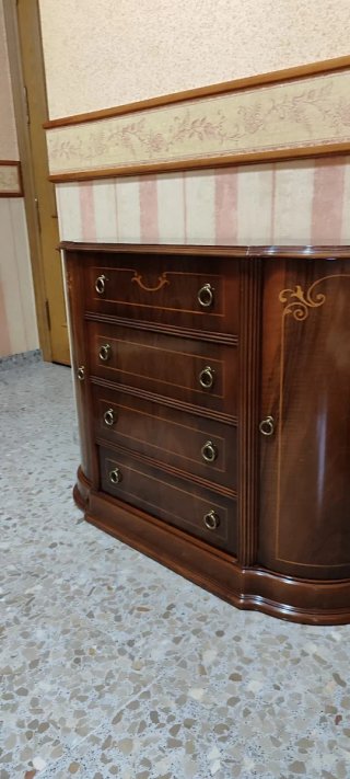 Mueble recibidor madera