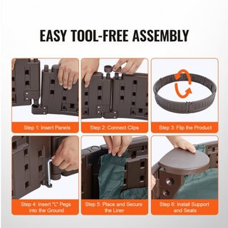 Caja de arena con cubierta, 47.2 x 9.1 in Caja de arena redonda, foso de arena HDPE con 3 asientos en esquina y forro inferior, caja de arena para niños para patio exterior, playa, parque, regalo ...