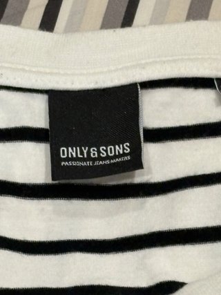 Camiseta Only & Sons rayas talla XL