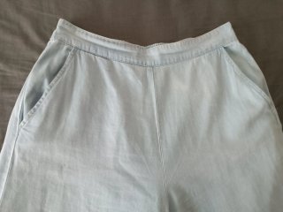Pantalón culotte Mango azul