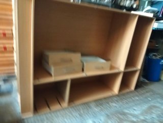 Armario ropero madera y metal