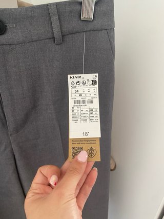 Pantalones grises de vestir