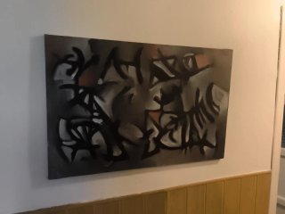 Pintura abstracta moderna (53x80)