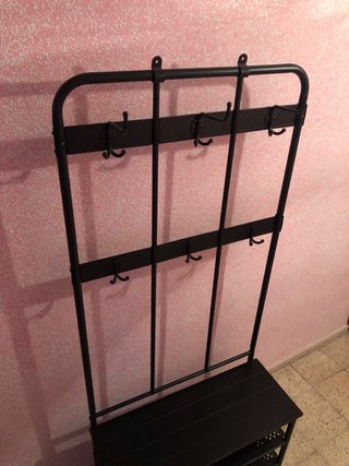 Perchero Recibidor Zapatero Ikea Negro