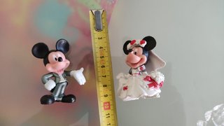 Figuras Mickey y Minnie Novios Boda