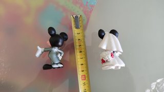 Figuras Mickey y Minnie Novios Boda