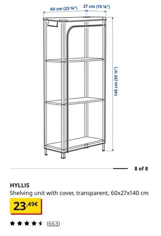 Estantería Hyllis IKEA Interior/Exterior