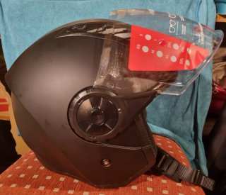 Casco LS2 Airflow II Negro Mate Talla L