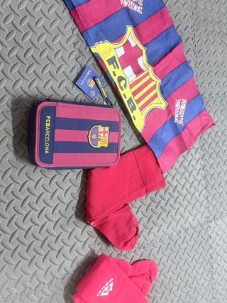 Lote FC Barcelona: Neceser y Pañuelo