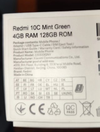 Xiaomi Redmi 10C Mint Green