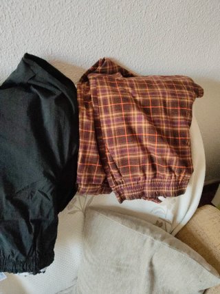 Lote 6 Pantalones Talla 44 Negro y Blanco