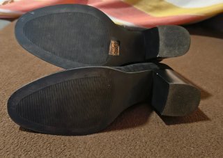 Botín Tacón Negro Talla 40