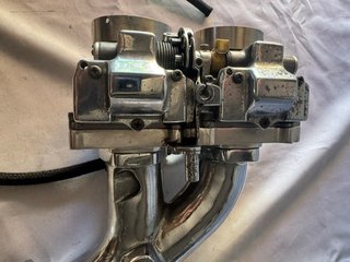 Harley Davidson evo Doble carburador tob edelbrock