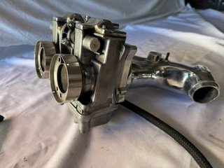 Harley Davidson evo Doble carburador tob edelbrock