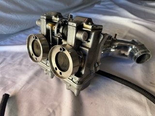 Harley Davidson evo Doble carburador tob edelbrock