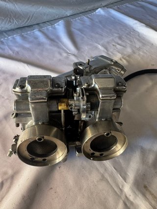 Harley Davidson evo Doble carburador tob edelbrock