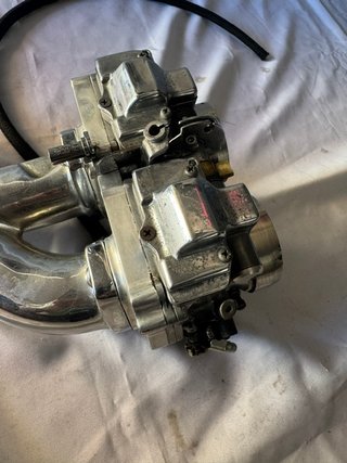Harley Davidson evo Doble carburador tob edelbrock